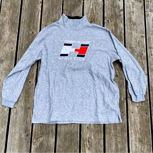 Vintage Tommy Hilfiger athletics grey fleece pullover